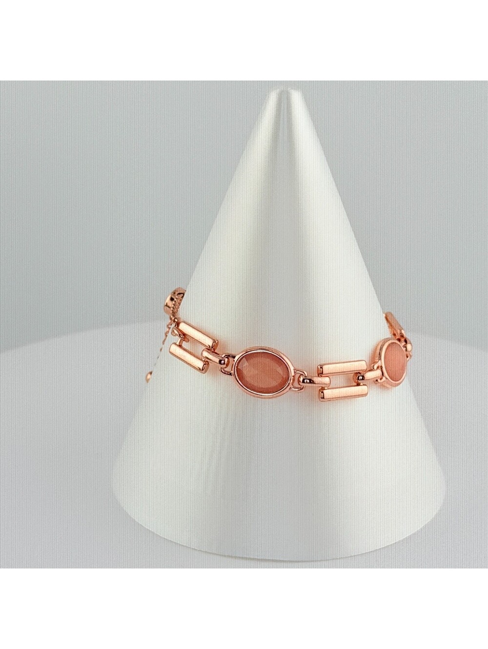 Bomb Party Single Stack Pulley Bracelet - on Rose Gold #57